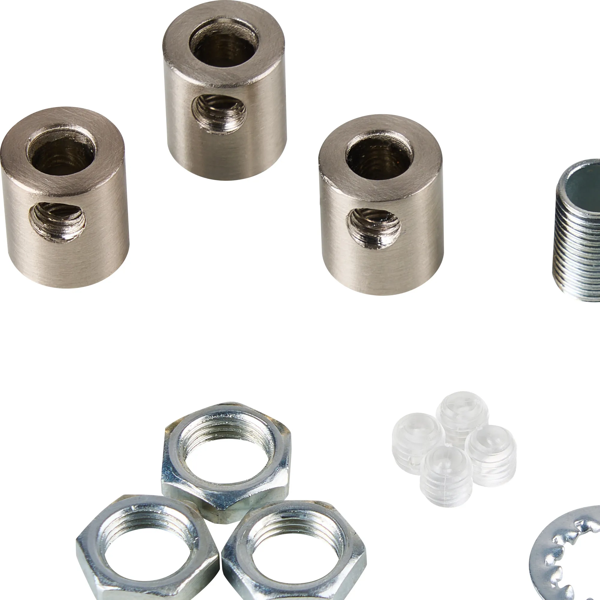 Hayes Metal Cable Grip Kit (3pcs) Satin Nickel D0897  Deco Hayes Accessories